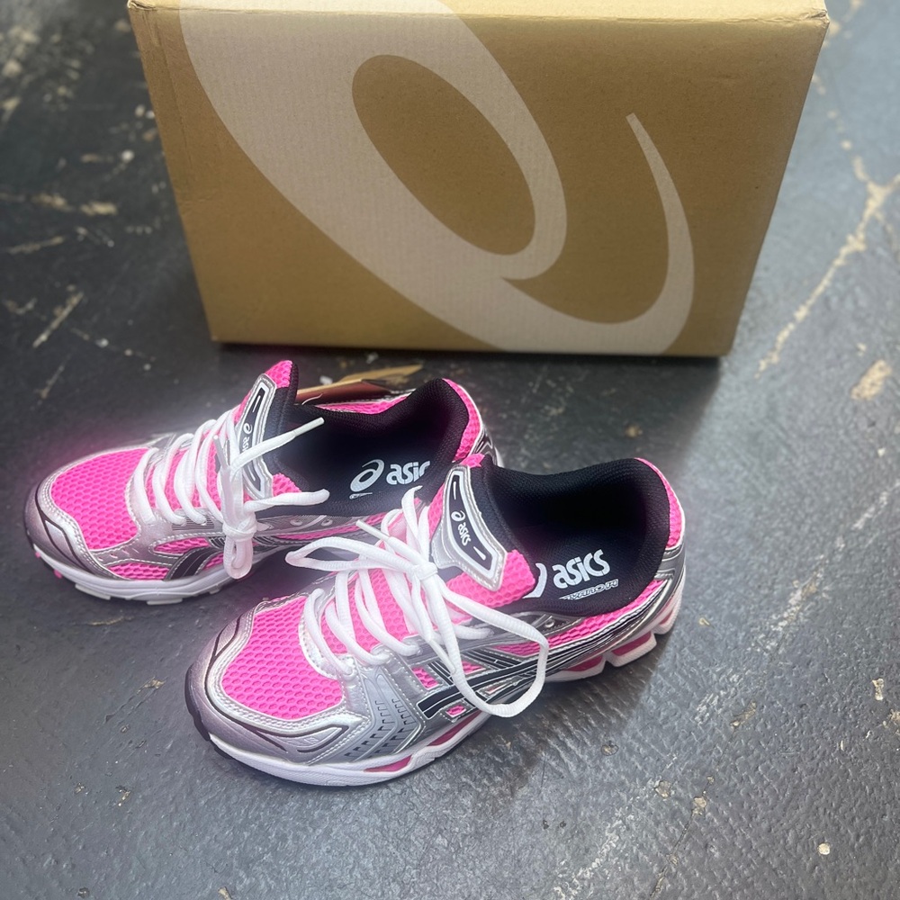 ASICS Gel Kayano 14 Pink Glo Black Sneakers - Picture 7 of 11